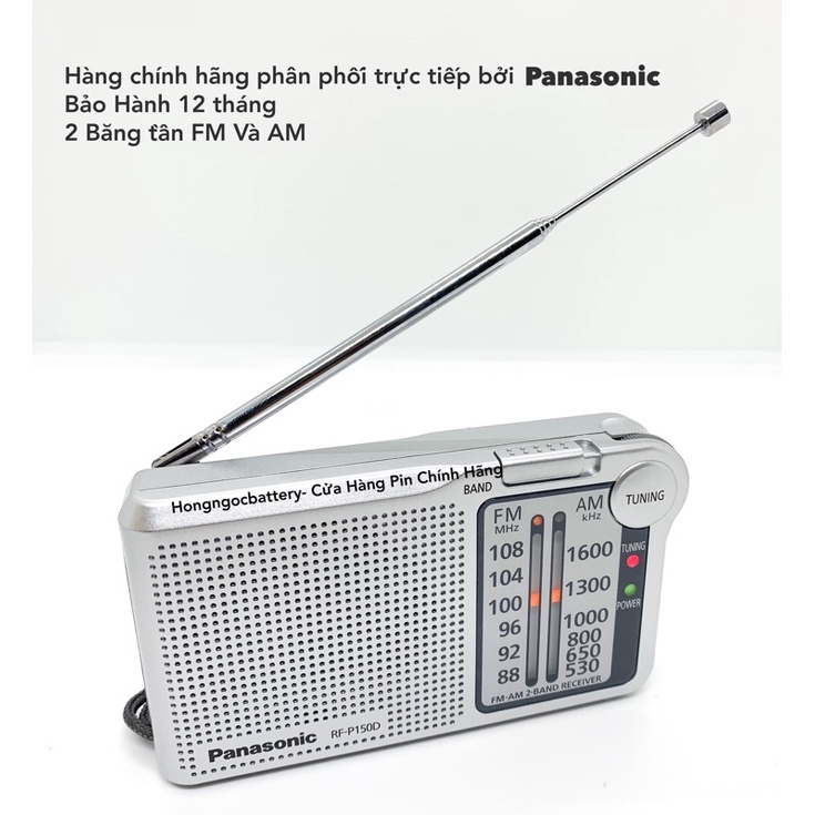 Đài Radio FM/AM Panasonic RF - P150DBAGA Fullbox Chính Hãng