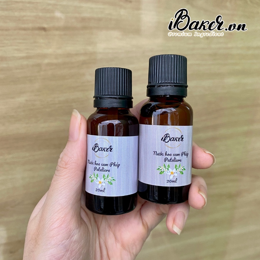 [20ml] Nước hoa cam Pháp  Pateliere làm bánh mì hoa cúc (chiết từ chai 1L)
