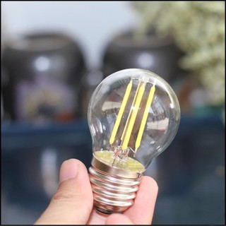 Bóng Đèn LED Edison G45-4W  Đui Xoáy E27 Thông Dụng,Ánh Sáng vàng,Sử dụng lắp đặt thay thế cho bóng đèn tường,đèn chùm