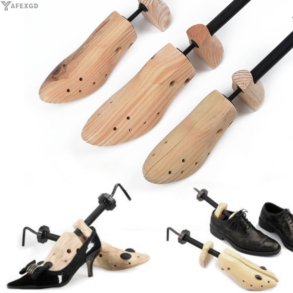 YAFEXGD&S M L Holder Adult 2-Way Boot Length Wooden Tree Professional Shoe Stretcher#yafexgood