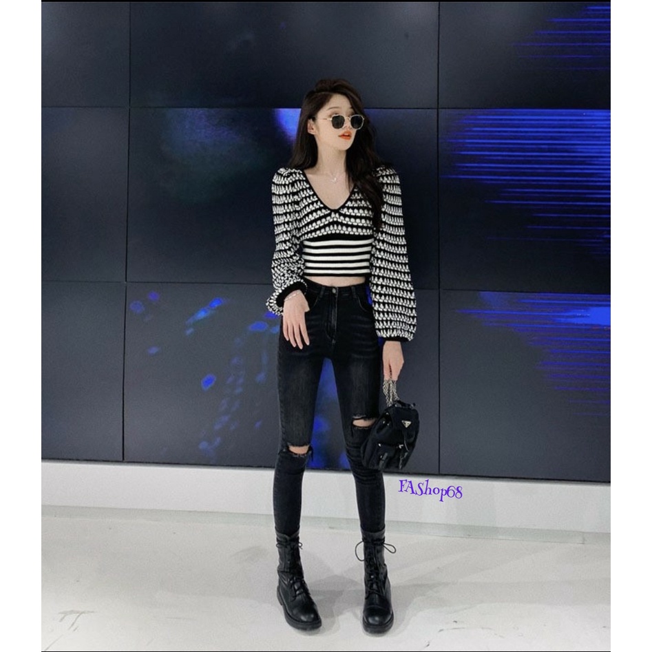 Quần Jean, baggy đen, cạp cao, bó sát skiny, rách đùi phong cách trend 2021 | BigBuy360 - bigbuy360.vn