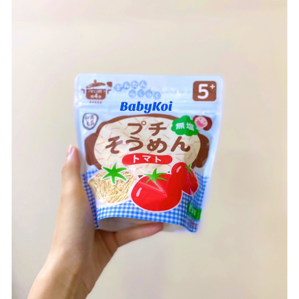 Mì Somen/Udon rau củ tách muối Ryohin và Wakodo cho bé từ 5m (date 08/2021)