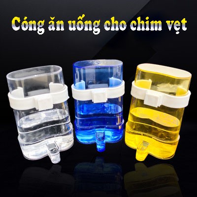 Cóng đựng thức ăn nước uống tự động cho chim