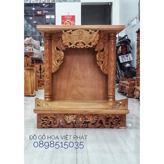 Bàn thờ treo tường Bà gỗ Gõ Đỏ