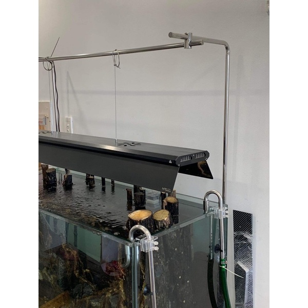 SHADE HT  WEEK P600-1200 PRO GIÚP TĂNG SÁNG VÀ CHỐNG CHÓI MẮT CHO BỂ CÁ THUỶ SINH CHẤT LIỆU INOX 430