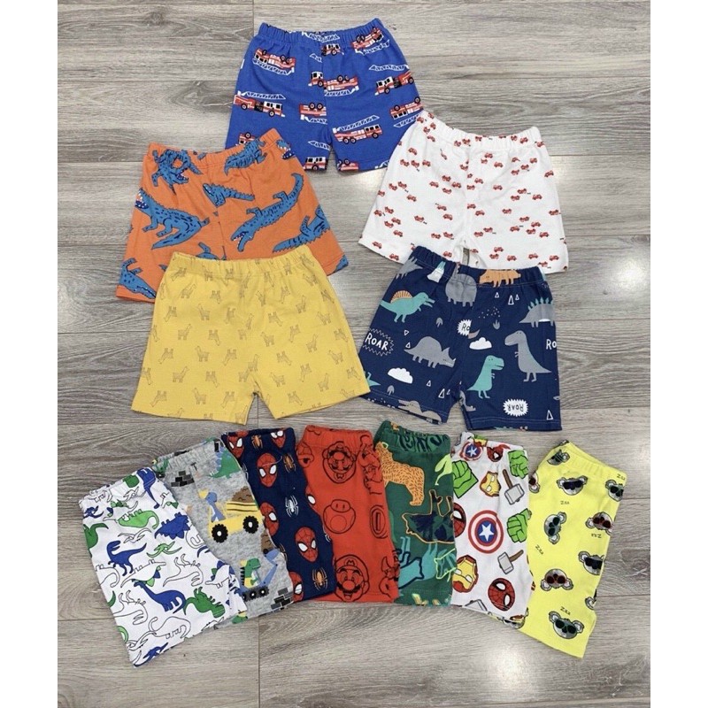 Quần đùi bozip cotton cho bé (01 quần bỏ bỉm cho bé)