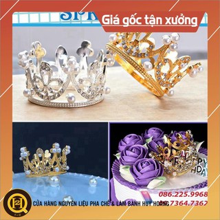 Vương Miện ngọc nhựa Trang Trí Bánh Sinh Nhật- Trang trí bánh kem - HUY HOÀNG