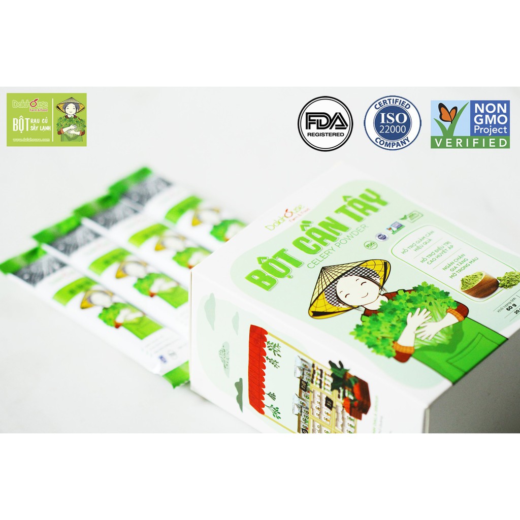 Bột Cần Tây 100% nguyên chất - Hộp 60gr | BigBuy360 - bigbuy360.vn