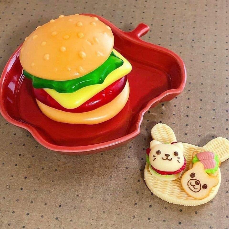 Kẹo dẻo Trolli Burger Mini gói 170Gr ,kẹo dẻo burger cho bé nhập khẩu Đức mẫu mới
