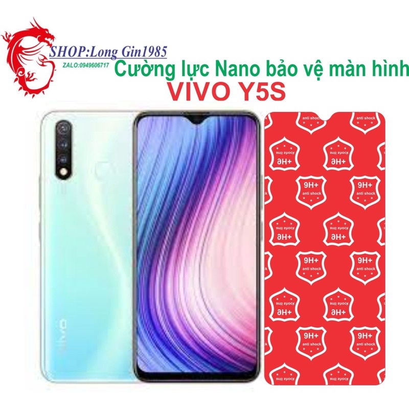 Vivo Y5S Cường lực Nano chống va đập chống trầy xước tốt