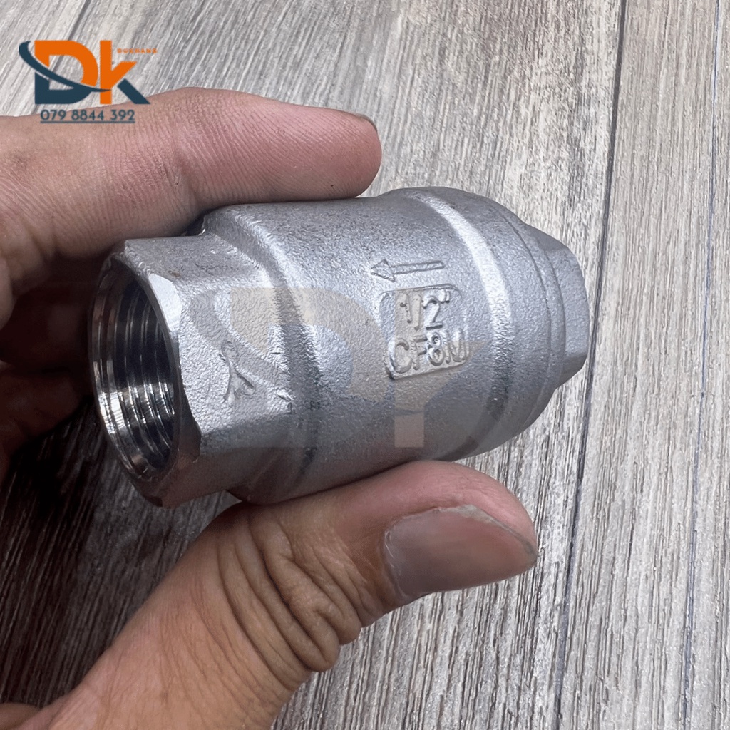 Van 1 chiều lò xo inox 304