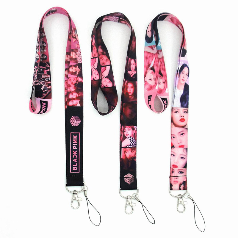 Dây đeo điện thoại di động  in hình nhóm Blackpink dễ thương