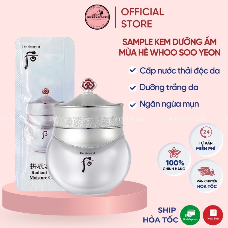 Kem Dưỡng Trắng Mờ Nám Whoo Gongjinhyang Seol Radiant White Moisture Cream date 2025