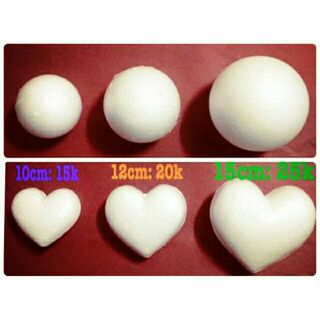 Quả cầu xốp cắm hoa