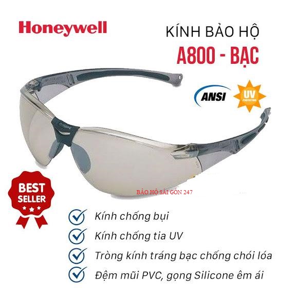 Kính bảo hô, chống bụi đi đường Honey Well A800 bạc