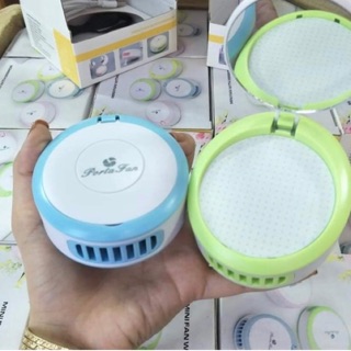 Quạt sấy mi kèm gương
