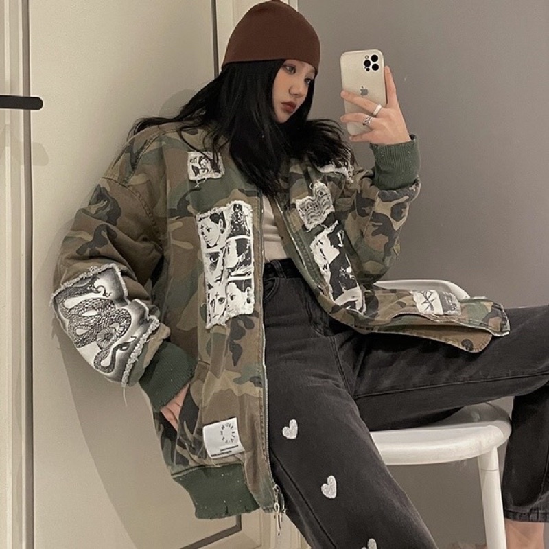 TKLIHN Áo khoác BOMBER UNISEX hot FASHIONITA thiết kế độc lạ cá tính 2023