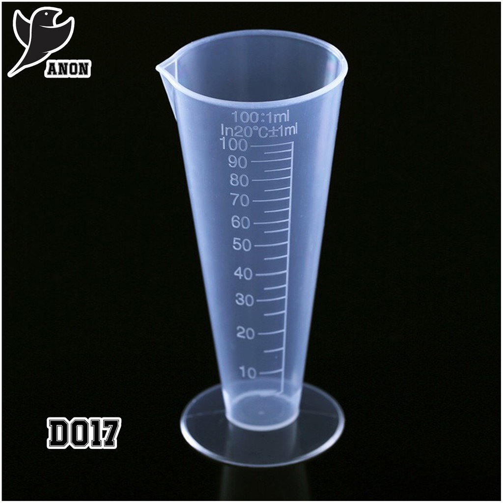 [GIÁ XƯỞNG]  100ml  Ly Đong Định Lượng Có Vạch Chia - Trong suốt