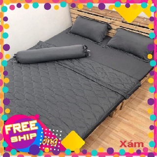 [XẢ HÀNG] Bộ Drap Thun Màu Hàn Quốc Mát Lạnh