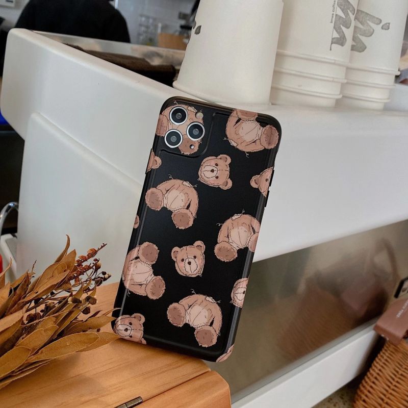 Ốp điện thoại họa tiết gấu thời trang cho Iphone 12pro Max 12mini 11pro Max X Xs Max Xr Se 2020 7 8+ | BigBuy360 - bigbuy360.vn