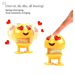 gói biểu tượng cảm xúc xe hơi mùa xuân búp bê lắc đầu trang trí ô tô mạng người nổi tiếng dễ thương sáng tạo nội