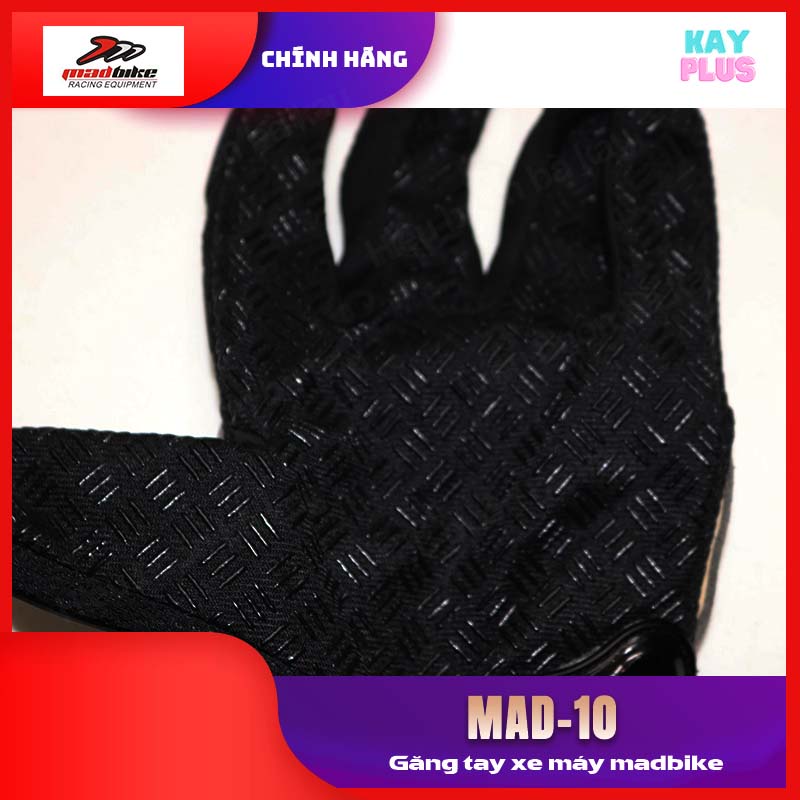Găng tay xe máy Madbike Mad-10 (Đen)