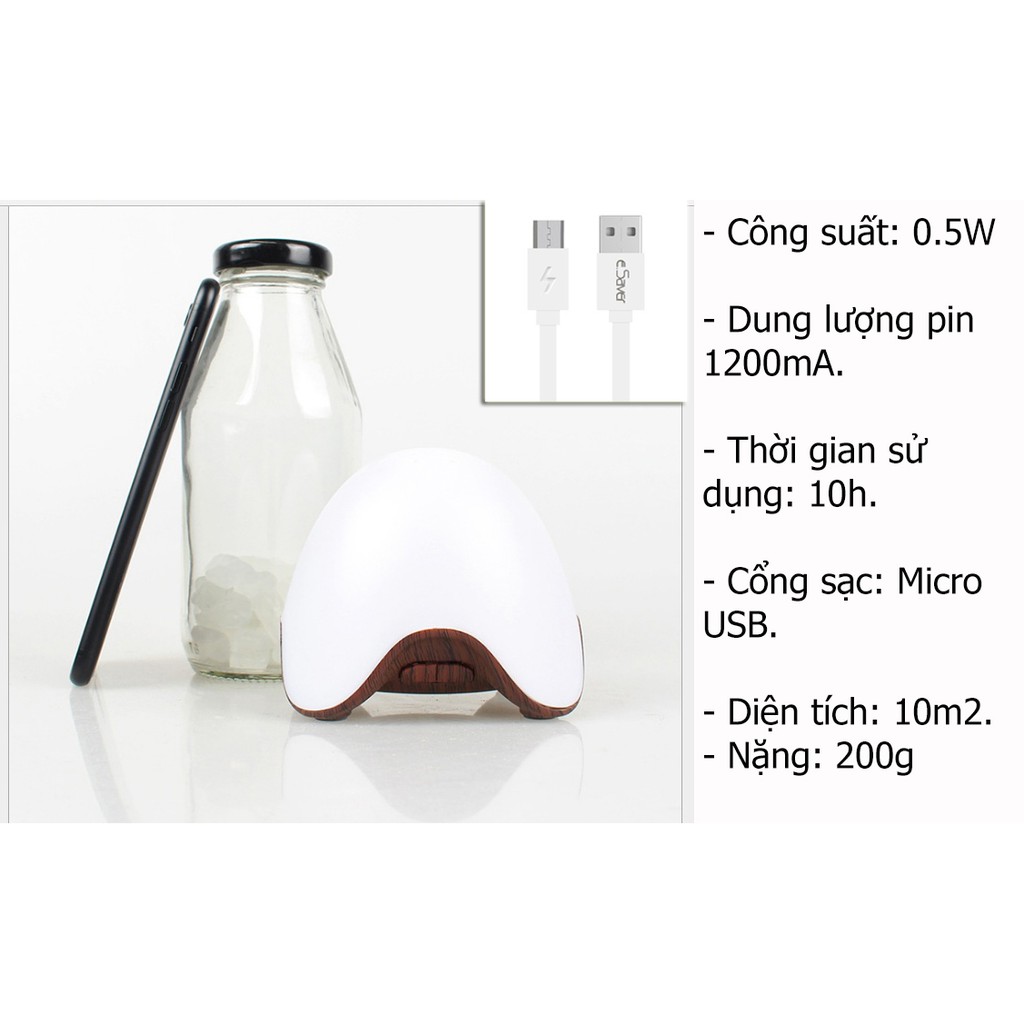 &lt;HÃNG GX Diffuser&gt; Máy khuếch tán tinh dầu sạc pin sò đen dùng trong ô tô! Tiện lợi, gọn nhẹ, sạc 3 tiếng xài 10 tiếng