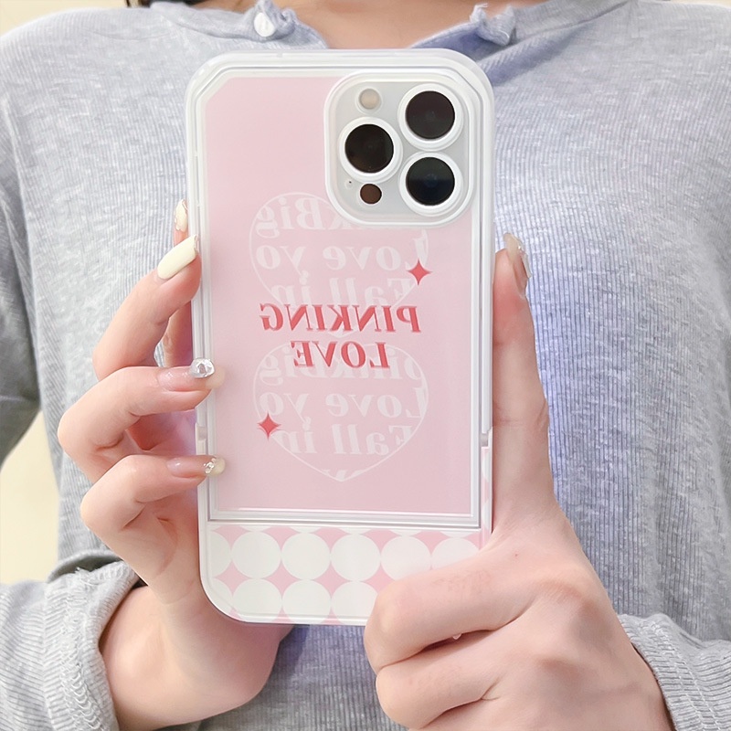 Ốp Điện Thoại Kèm Giá Đỡ Tàng Hình Họa Tiết Hoạt Hình Dễ Thương Cho iphone 14 / 13Pro 12 / xs / 6 / 7 / 8PLUS