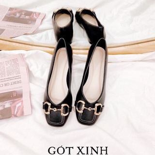 [Mã BMLT35 giảm đến 35K đơn 99K] Giày búp bê nữ GÓT XINH GX8 đế bệt da mờ