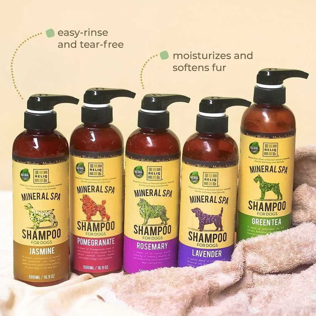 Sữa tắm dưỡng mềm lông RELIQ dành cho chó mèo 500ml