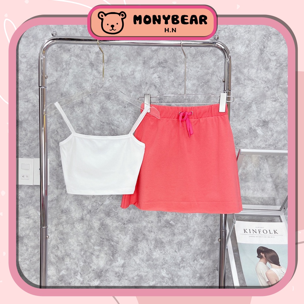 Set Áo 2 Dây Croptop Chân Váy Ngắn, Set Đồ Thời Trang Cá Tính, Năng Động - HN167