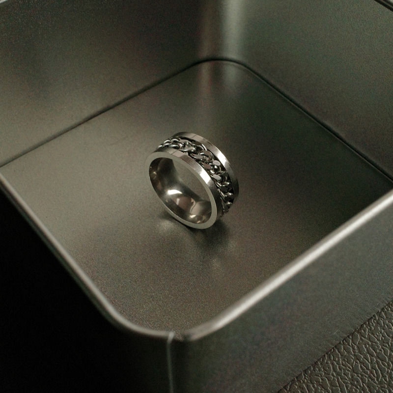 Nhẫn Thời Trang Dạng Xoay Kiểu Dáng Cá Tính