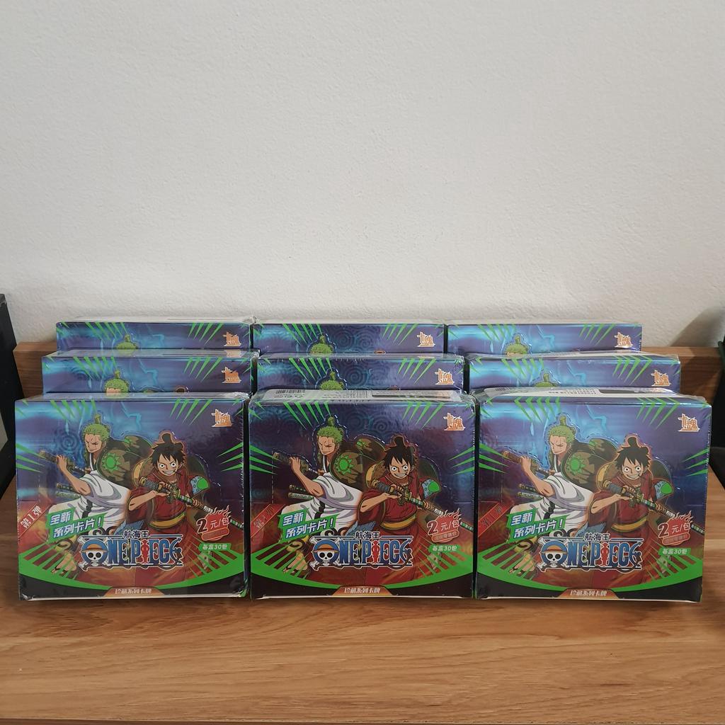 151 thẻ bài One Piece Wano Xanh 31 packs, 1 pack đặc biệt