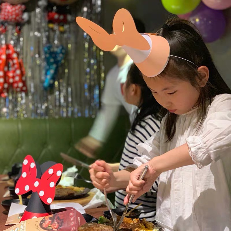 Mũ Sinh Nhật Hình Chuột Mickey/Minnie/Vịt Donald Trang Trí Tiệc Sinh Nhật Cho Bé