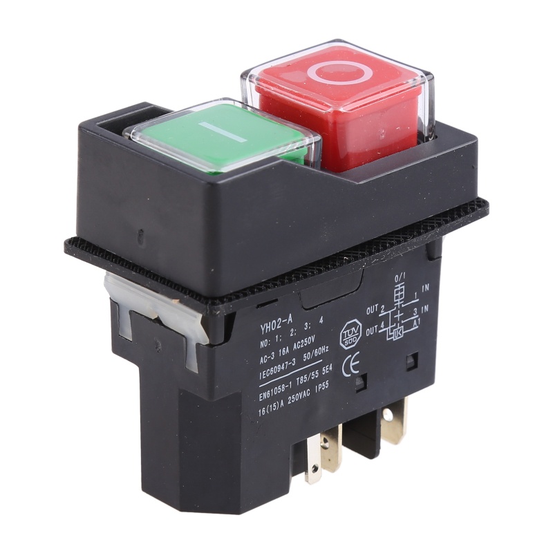 Công Tắc Điện Từ KLD-28 KLD-28A IP55 16A Chống Thấm Nước Chuyên Dụng Cho Thợ Điện