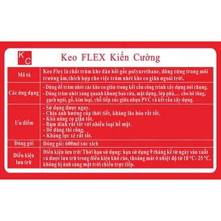 ☀️ Keo FLEX Kiến Cường̣ ̣̣̣̣( xúc xích 600ml)