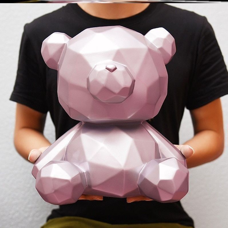 ⚡️🔥Boutique🔥⚡️Ống Heo Tiết Kiệm Hình Gấu Teddy Hình Học Phong Cách Bắc Âu Dành Cho Trẻ Em