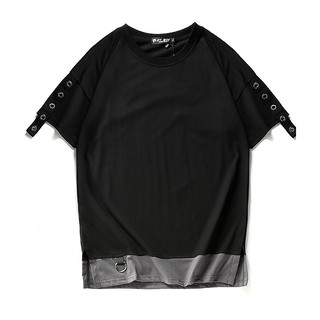 ⚡️[CHỈ 1 NGÀY]  Áo Tee Layer Eyelet Sleeve Cao Cấp