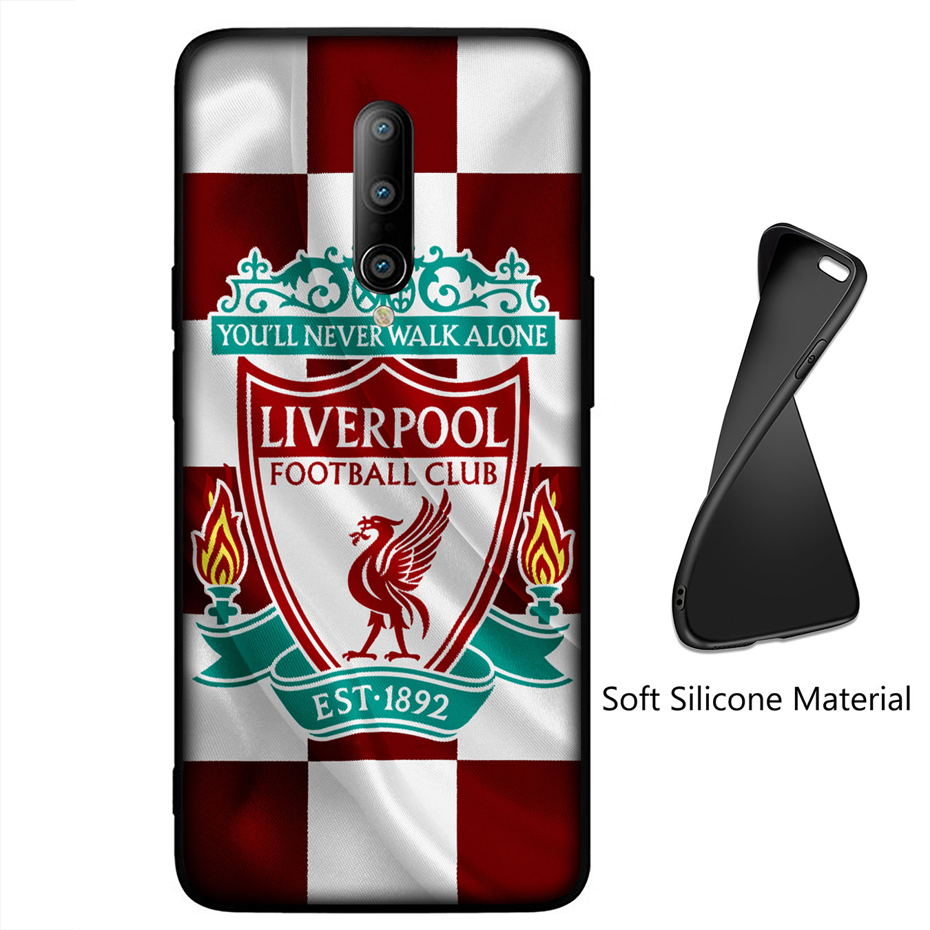 Ốp Điện Thoại Silicon Mềm In Logo Liverpool Cho Samsung Galaxy S21 Ultra S8 Plus M62 F62 A32 A52 A72 A12 S21 + S8 + S21Plus A73