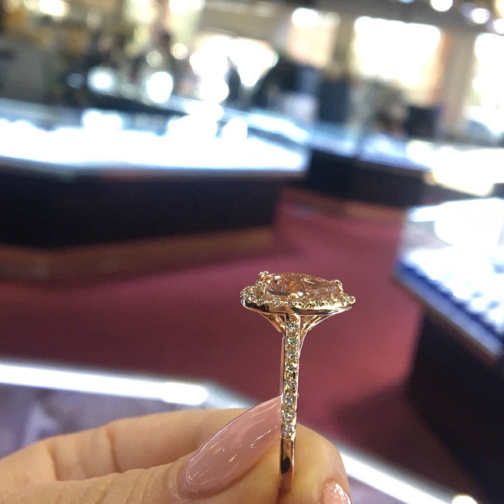 Nhẫn Đeo Tay Kim Loại Đính Đá Hình Giọt Nước Xinh Xắn Cho Nữ