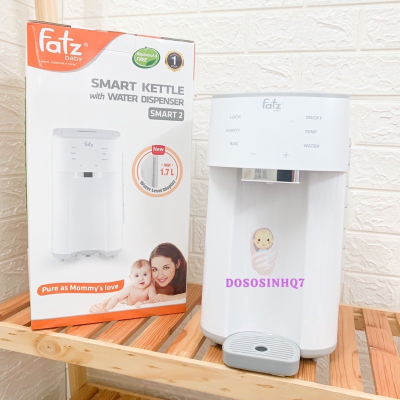 BÌNH ĐUN VÀ HÂM NƯỚC PHA SỮA THÔNG MINH FATZBABY SMART 2 FB3817TN