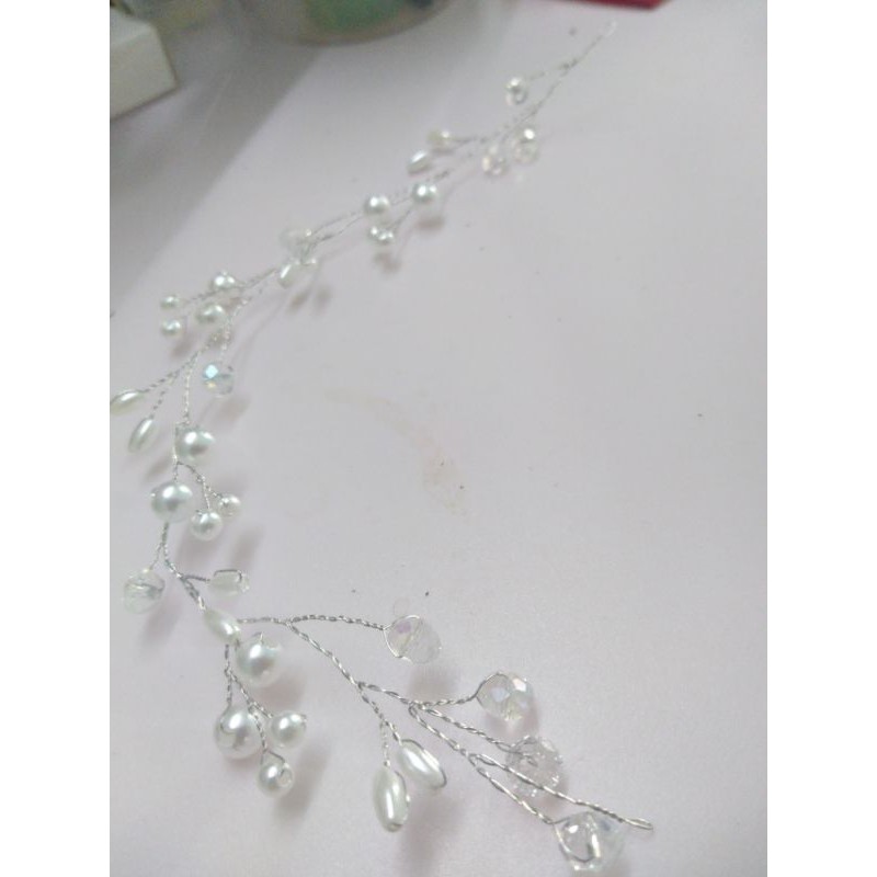 Dây cài tóc cô dâu kết hạt 👰👰👰
