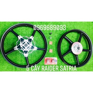 Mâm 5 cây Rcb chế Satria Raider bảng 1.4 1.6