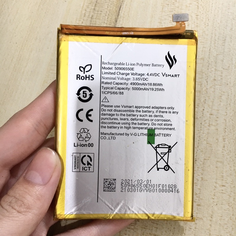 Pin Vsmart Star 5 (50906550E)  Zin Hàng Cao Cấp