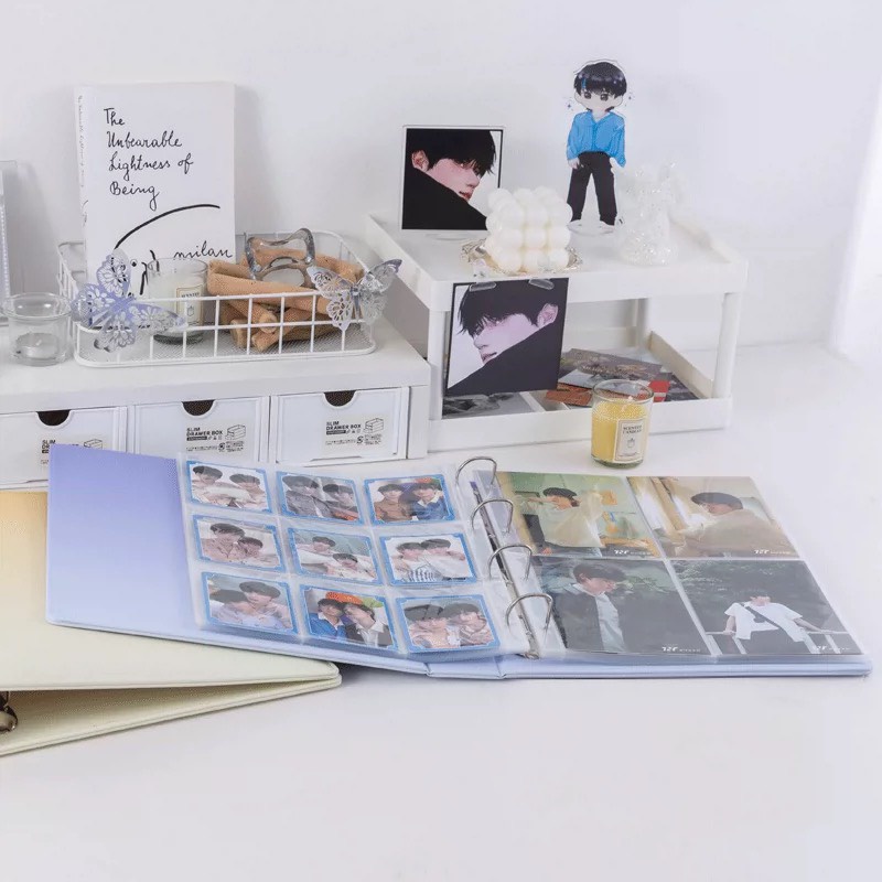 Binder A4 màu gradient - Album đựng ảnh card idol anime - Binder sưu tập thẻ bài