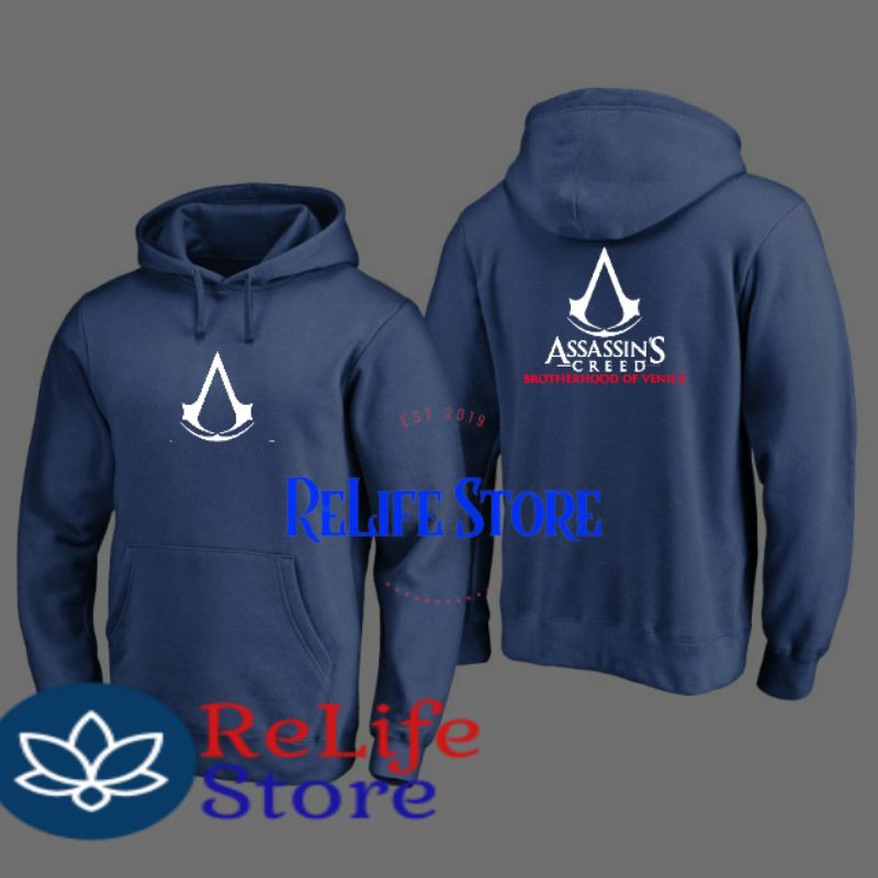 Áo Khoác Hoodie In Hình Assassin 's Creed Brotherhood Of Venice Độc Đáo