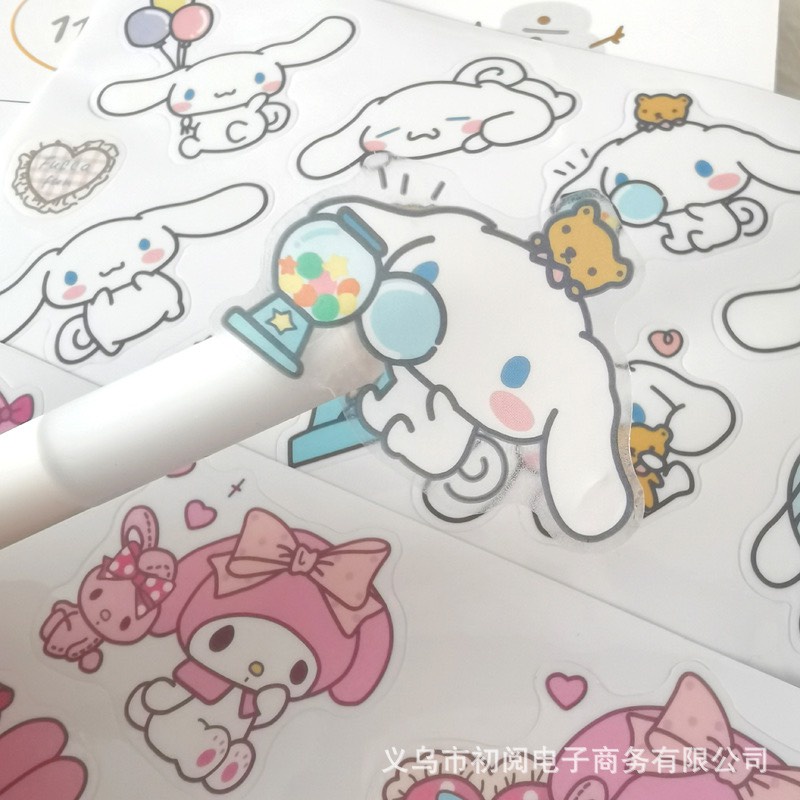 Nhãn dán dễ thương hoạt hình Nhật Bản trang trí sổ tay,album,ipad sáng tạo DIY tkhông thâm nước ND48