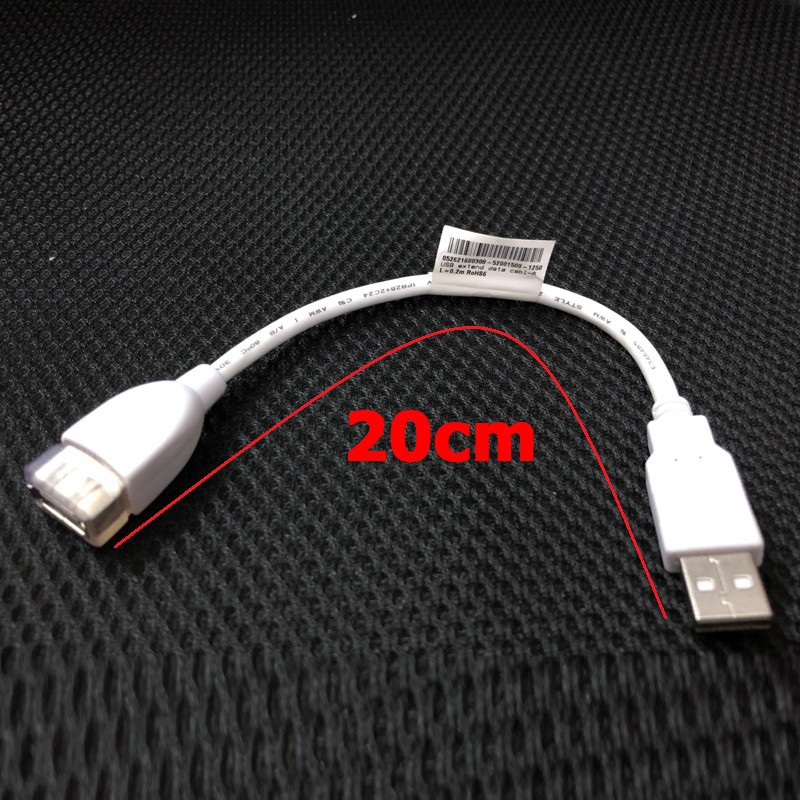 Cáp nối dài USB - chuẩn usb 2.0 , dây dài 22cm