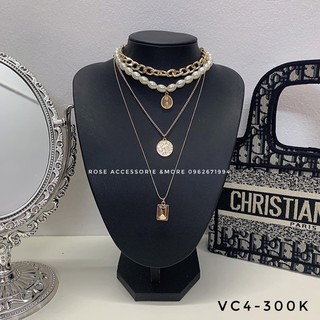 VÒNG CỔ CHOKER 4 TẦNG