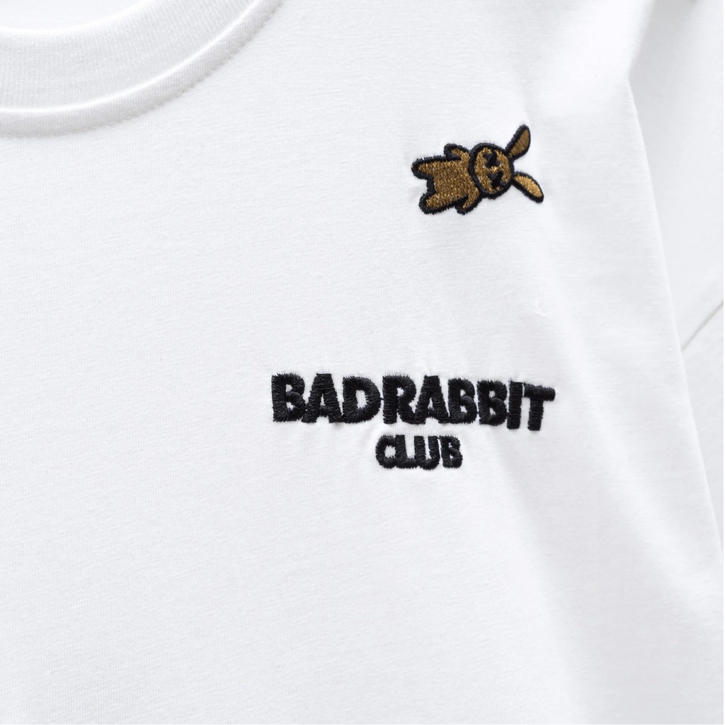 Áo Thun Unisex Bad Rabbit Rabbies Đen trắng 100% Cotton - Local Brand Chính Hãng
